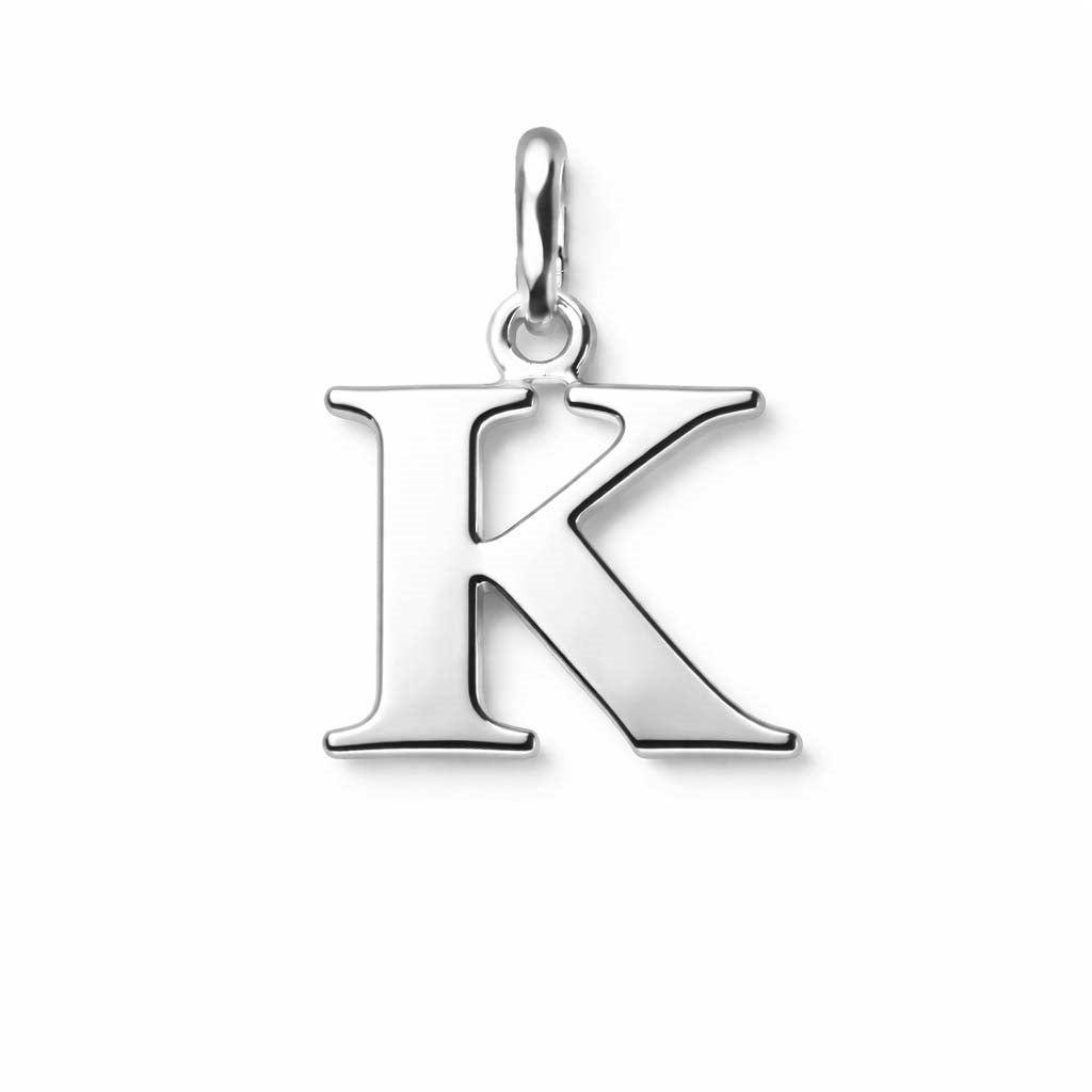 Buchstabenanhänger in Sterlingsilber - Wählen Sie einen Buchstaben