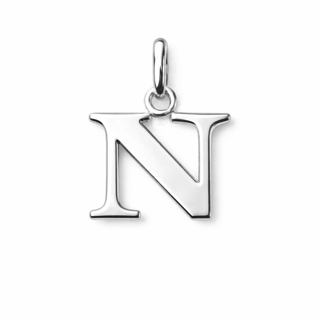 Buchstabenanhänger in Sterlingsilber - Wählen Sie einen Buchstaben