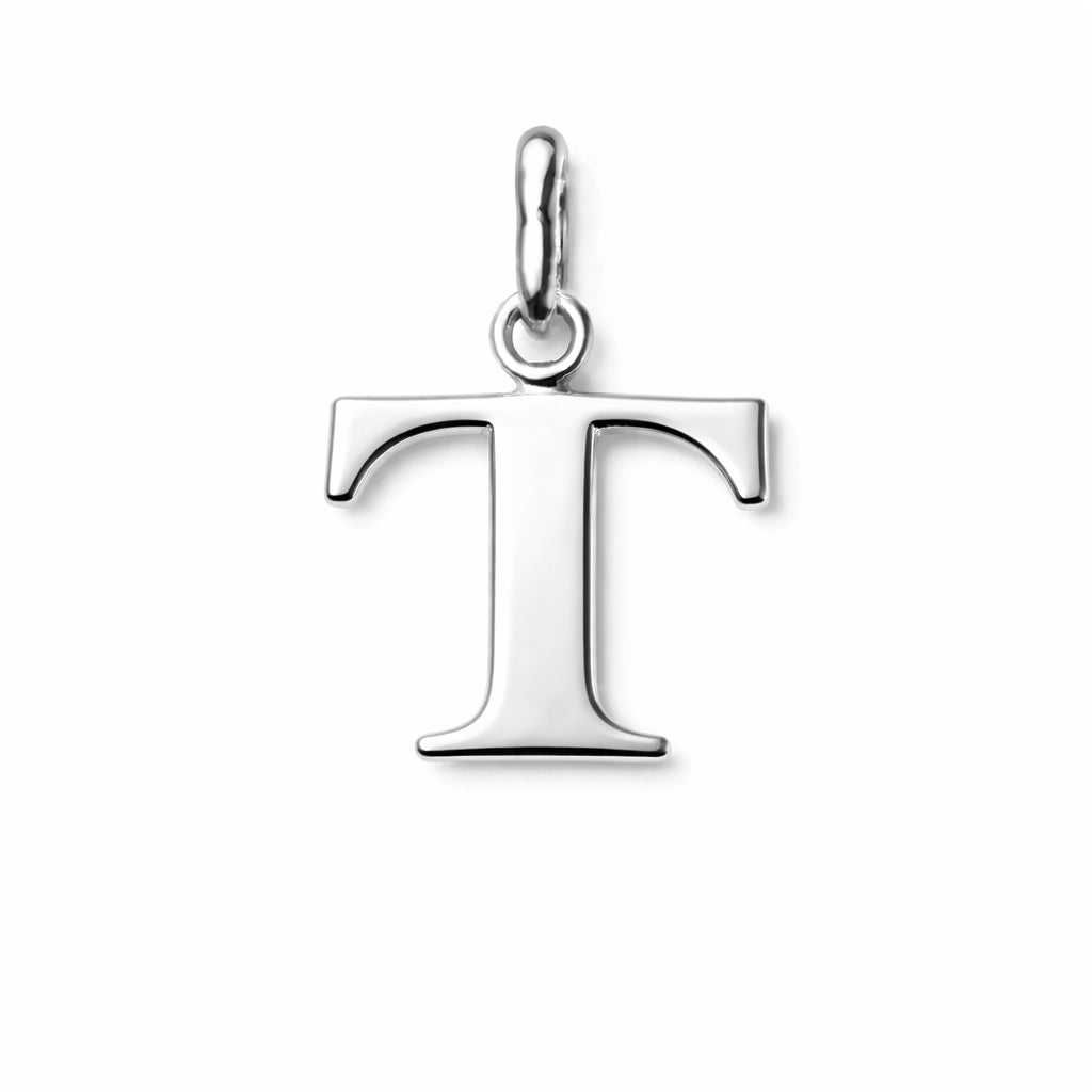 Buchstabenanhänger in Sterlingsilber - Wählen Sie einen Buchstaben