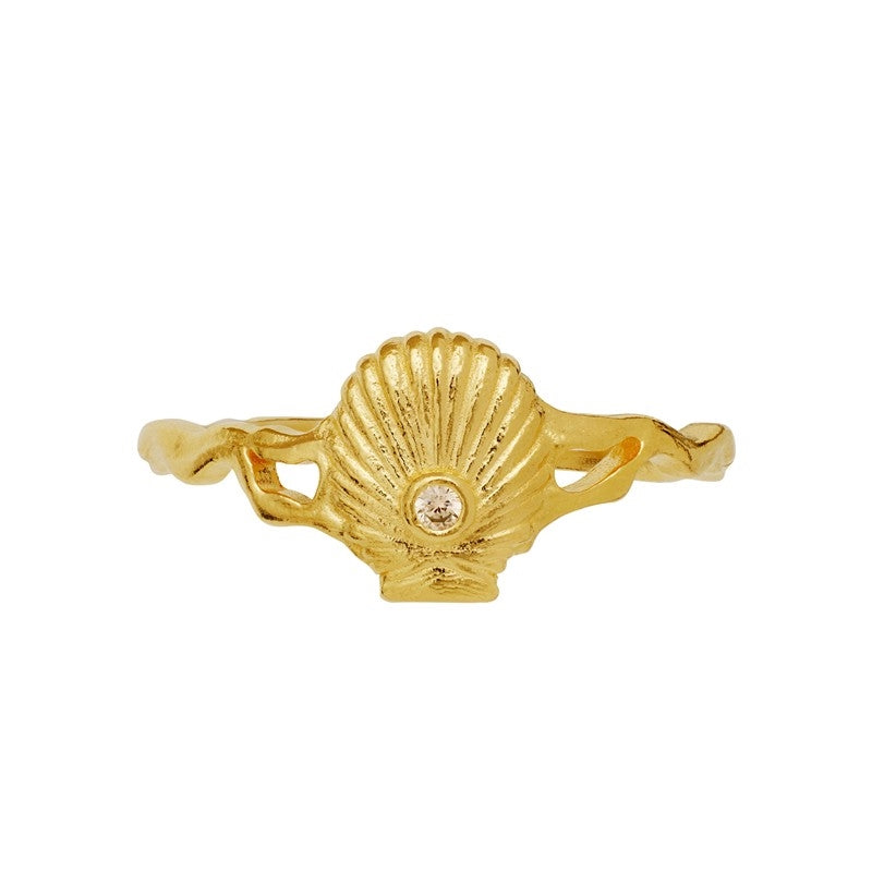 Myra ring i forgyldt sølv fra Maanesten 4868A 2