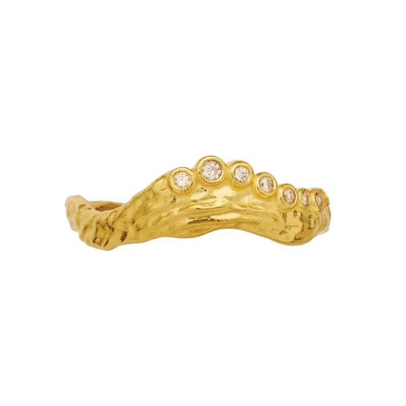 Selene ringen i forgyldt fra Maanesten 4866A 2