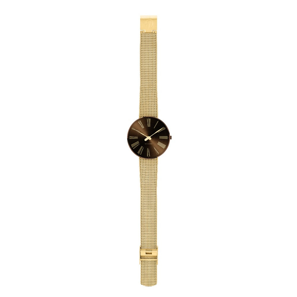 Roman-uret fra Arne Jacobsen med chesnut urskive 4
