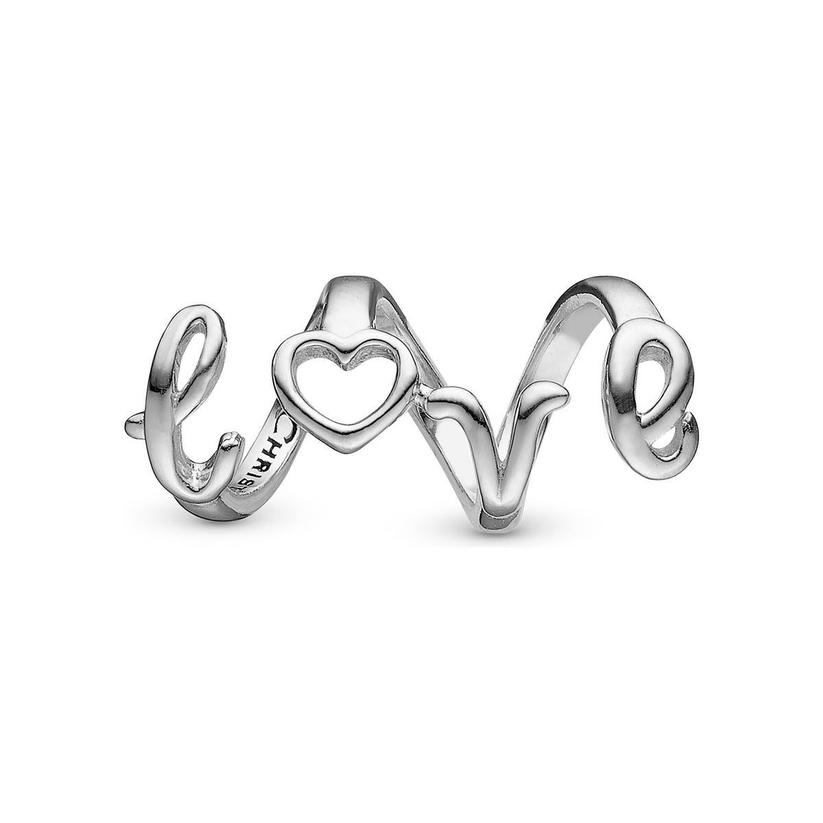 Christina Love Spelling Charm aus Silber für Lederarmband