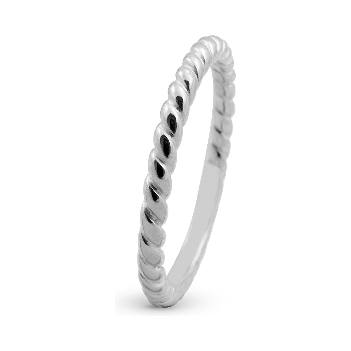 Christina Rope Ring aus Silber