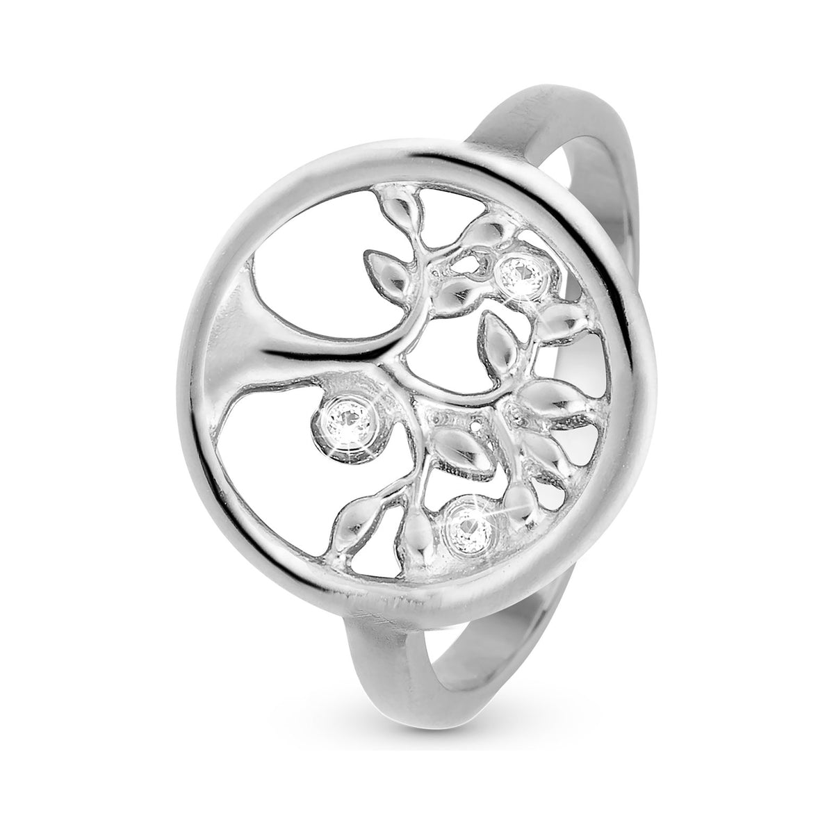 Christina Tree of Life Ring aus Silber mit Topas