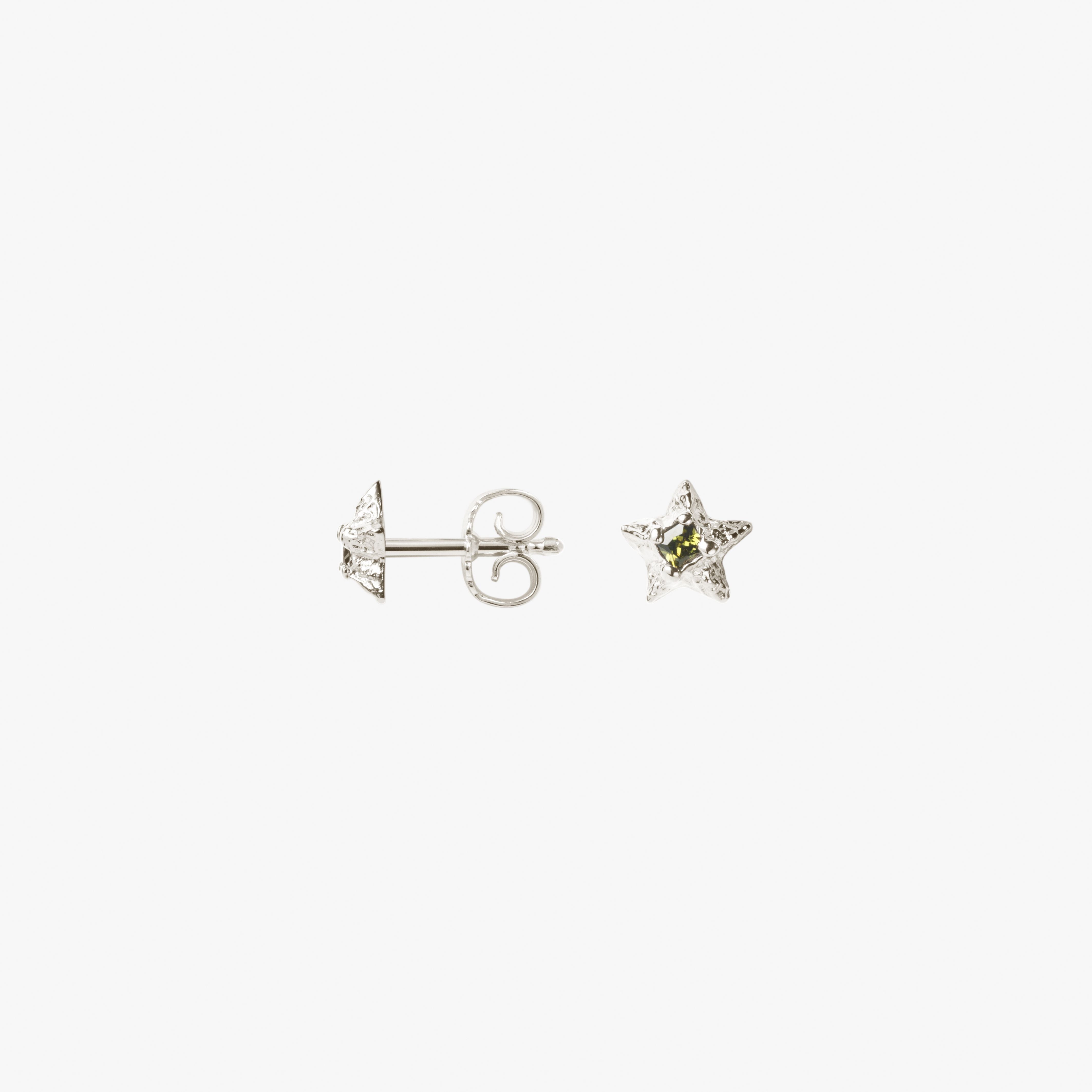 Camille Brinch Sparkly Star Gem Ohrstecker aus Silber