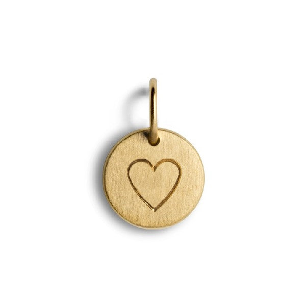Jane Kønig - Lovetag Anhänger in Vergoldet Silber - Medium