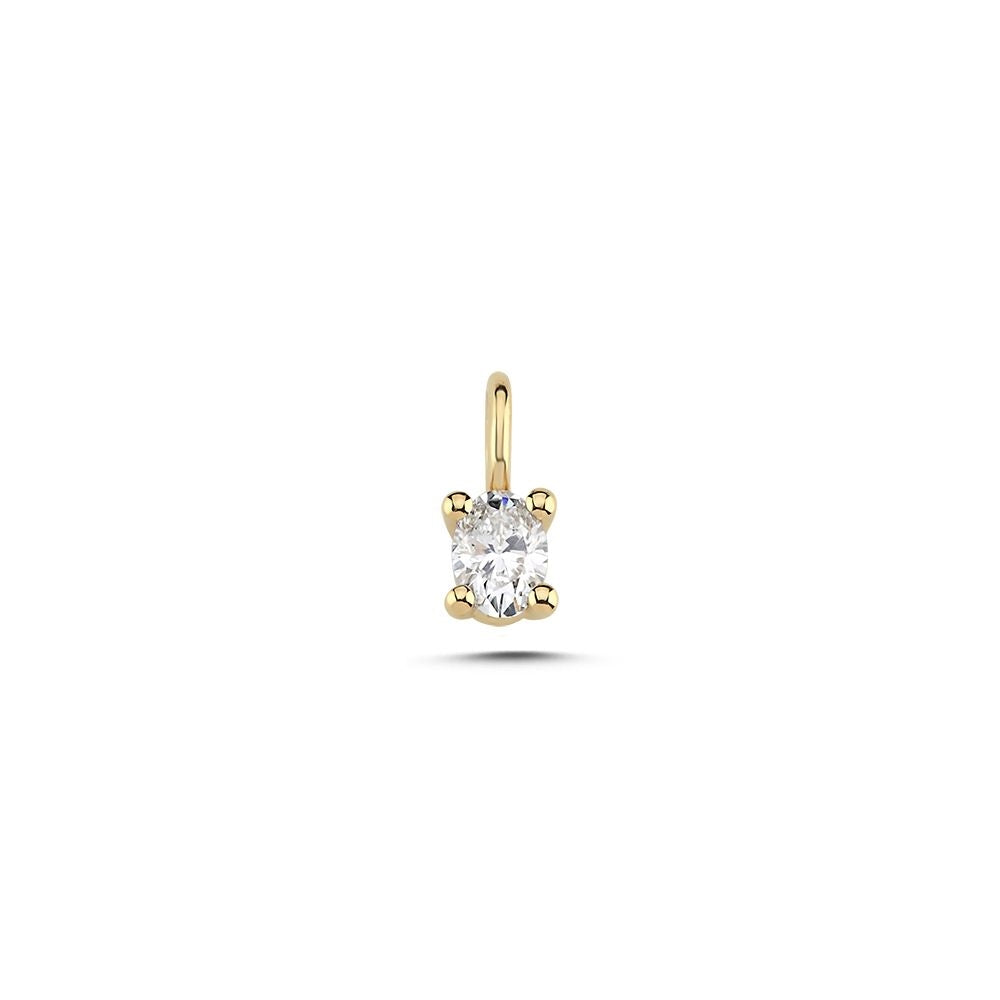 The One Oval diamantvedhæng fra Nuran er et eksklusivt smykke