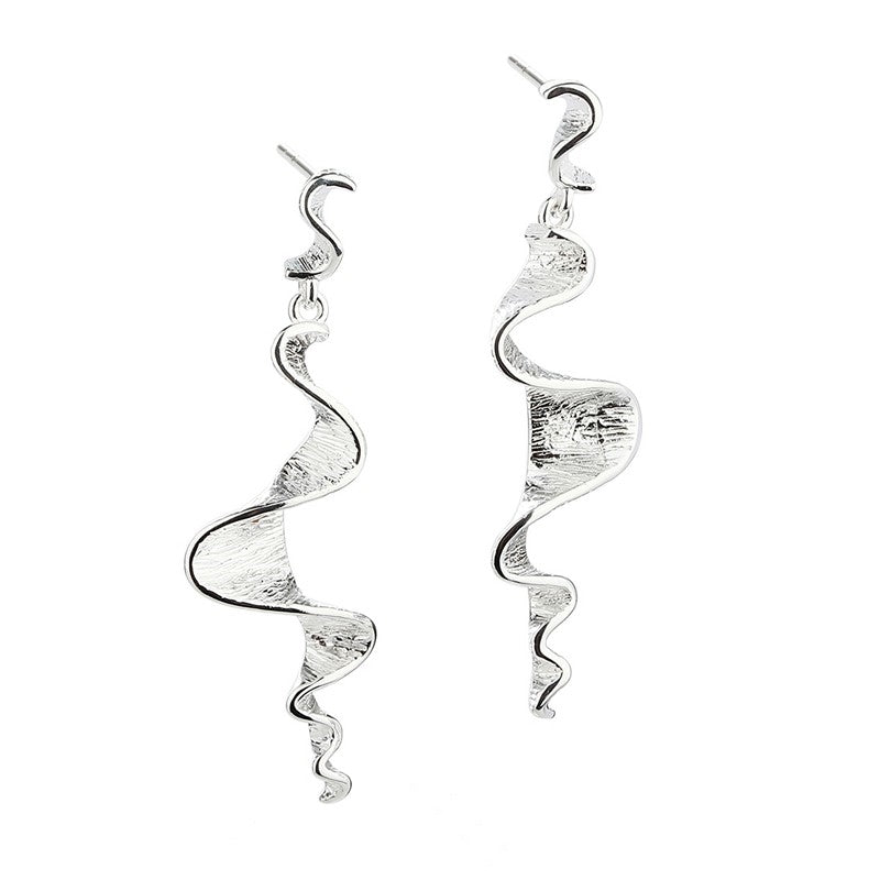 Aqua Dulce - Rhumba Long Earring i sterlingsølv