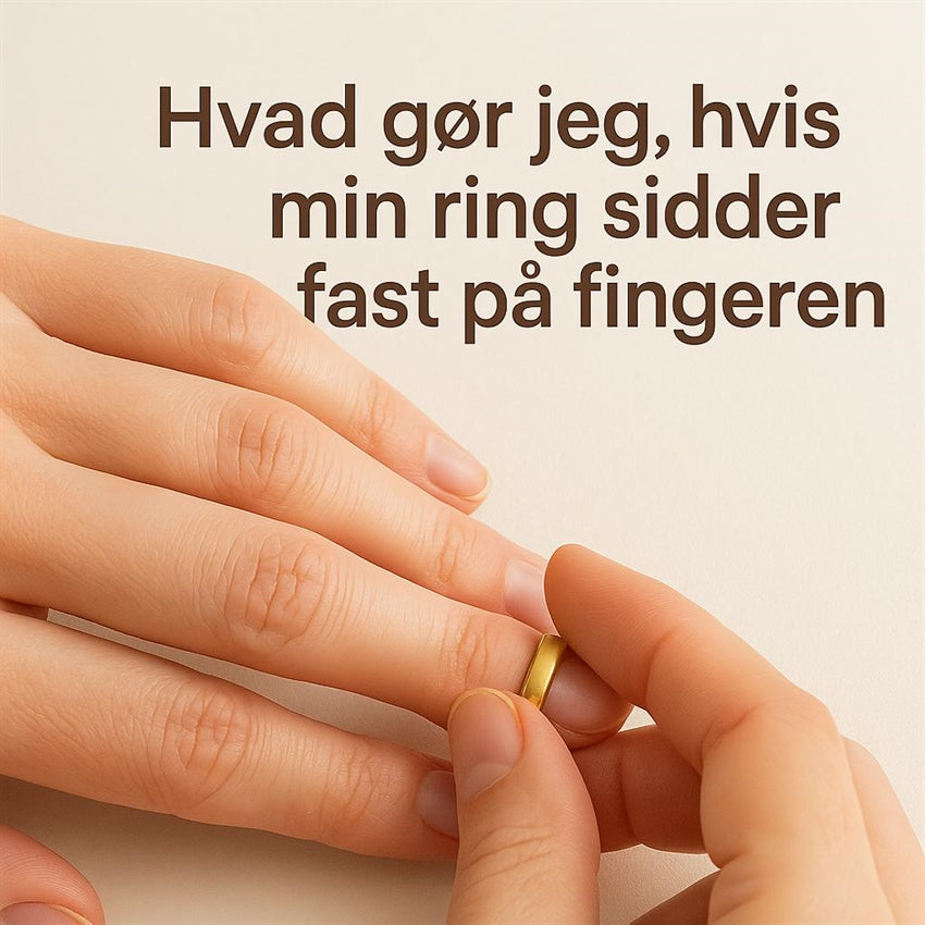 Was mache ich, wenn mein Ring am Finger feststeckt?