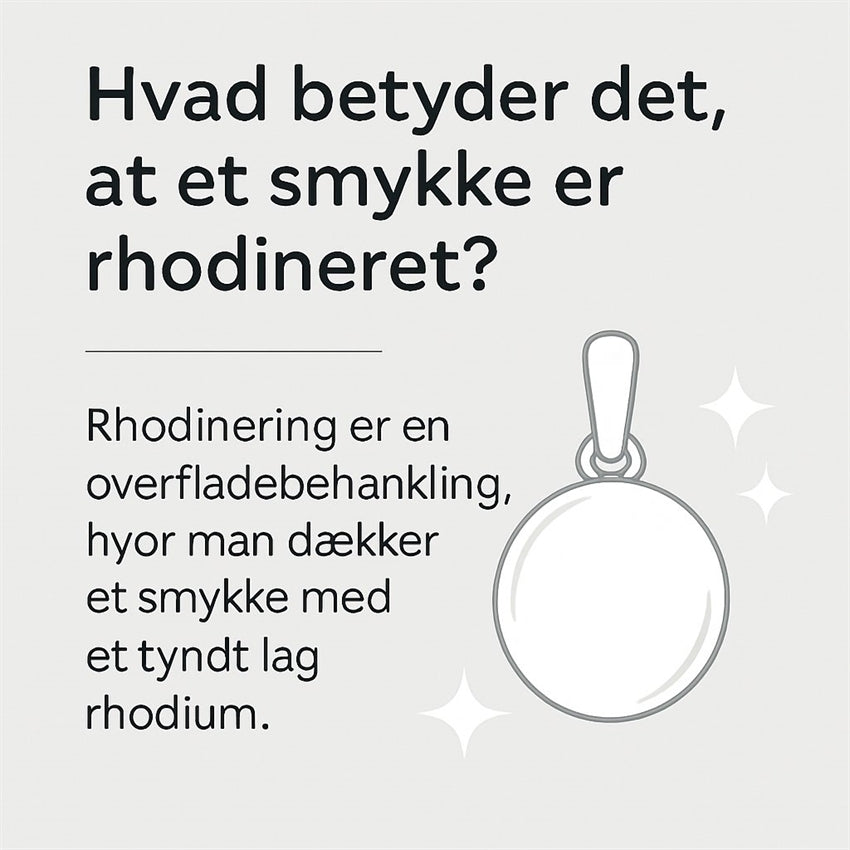 Was ist Rhodinierung von Schmuck