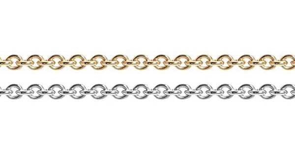 Anker Rund i guld & hvidguld
