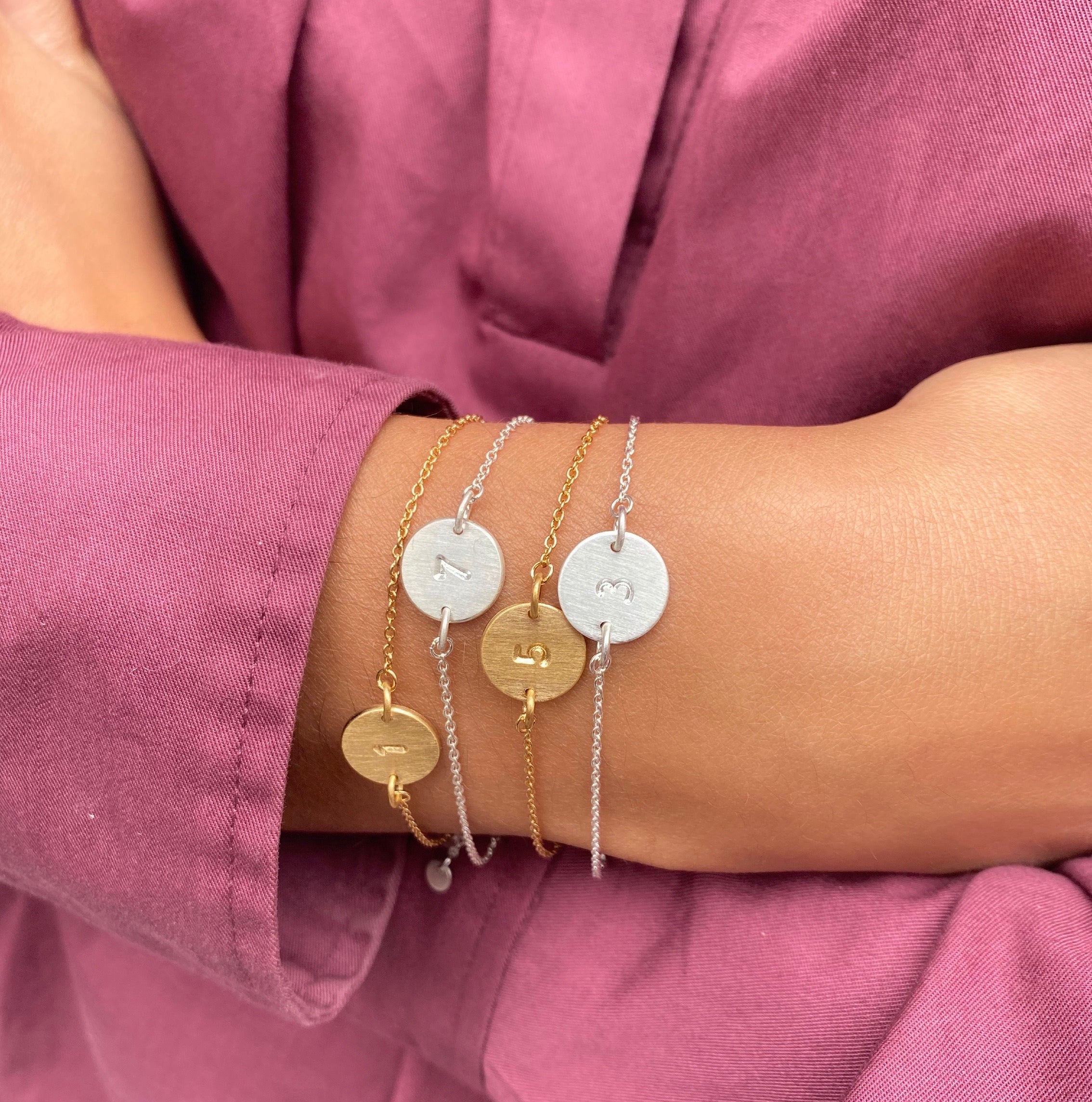 Jane Kønig Lovetag armbånd i sølv - detaljebillede