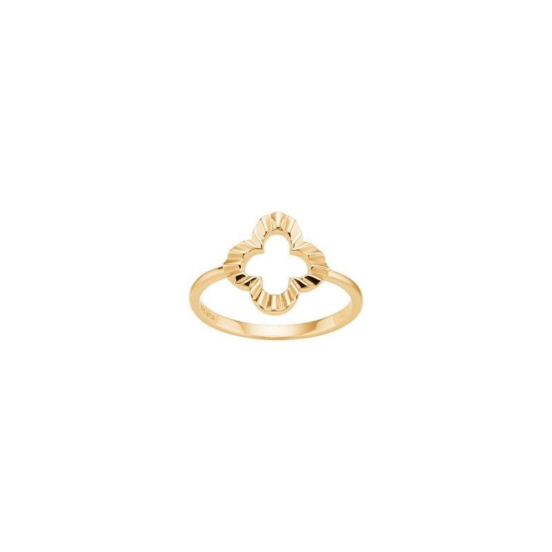 Nordahl Jewellery - CLOVERA52 ring i forgyldt sølv