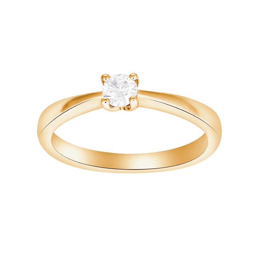 Siersbøl Heart Prinzessinnenring in Gold von 0,05 ct