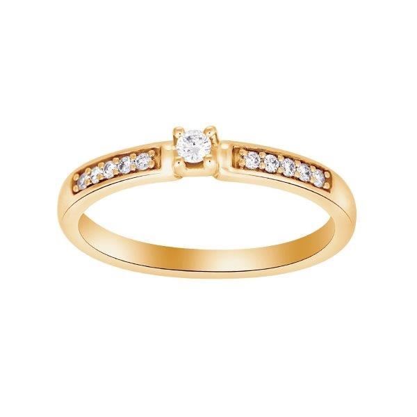 Siersbøl Heart alliancering i 14 kt guld 110 109BR5