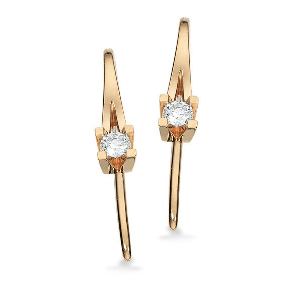 Kleopatra Diamant Ohrringe in 14 kt Gold