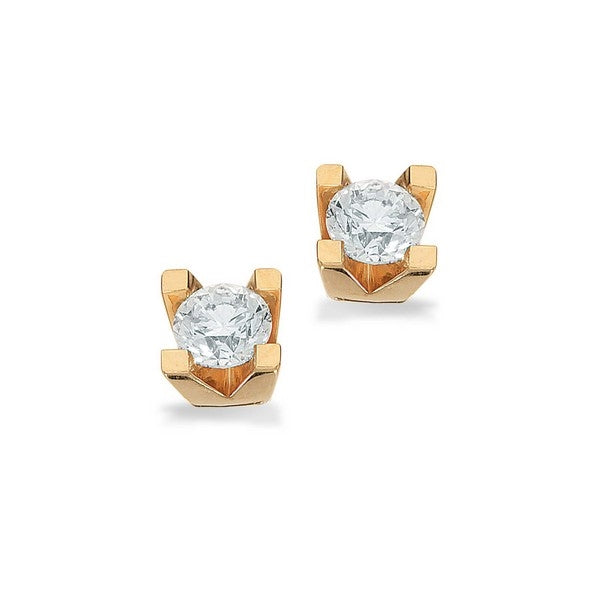 Kleopatra Ohrstecker in 14kt. Gold 0,10ct.-0,50ct. Diamanten