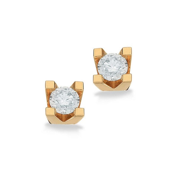 Kleopatra Ohrstecker in 14kt. Gold 0,10ct.-0,50ct. Diamanten