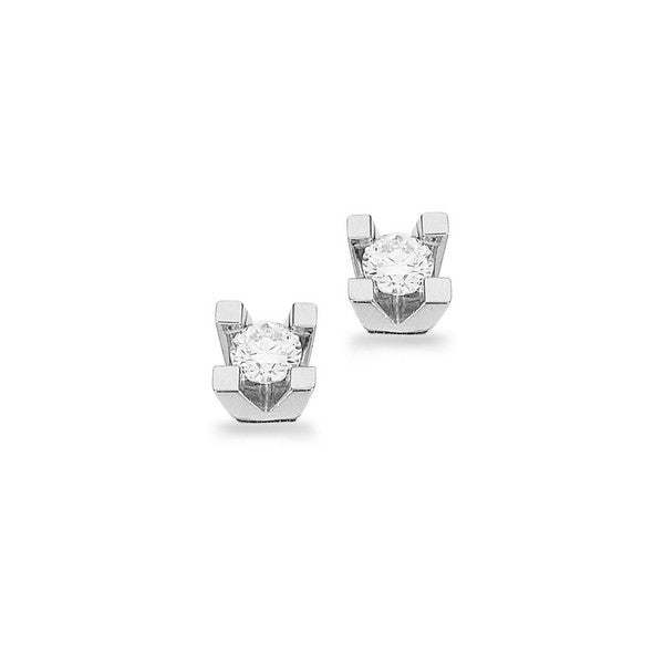 Kleopatra Ohrstecker in 14kt. Weißgold 0,10ct.-0,50ct. Diamanten