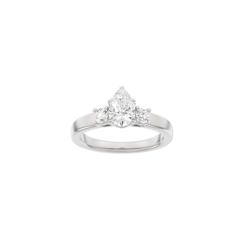 Siersbøl Luxury Modern ring i 14 kt hvidguld med 1,33 ct lab-grown diamanter