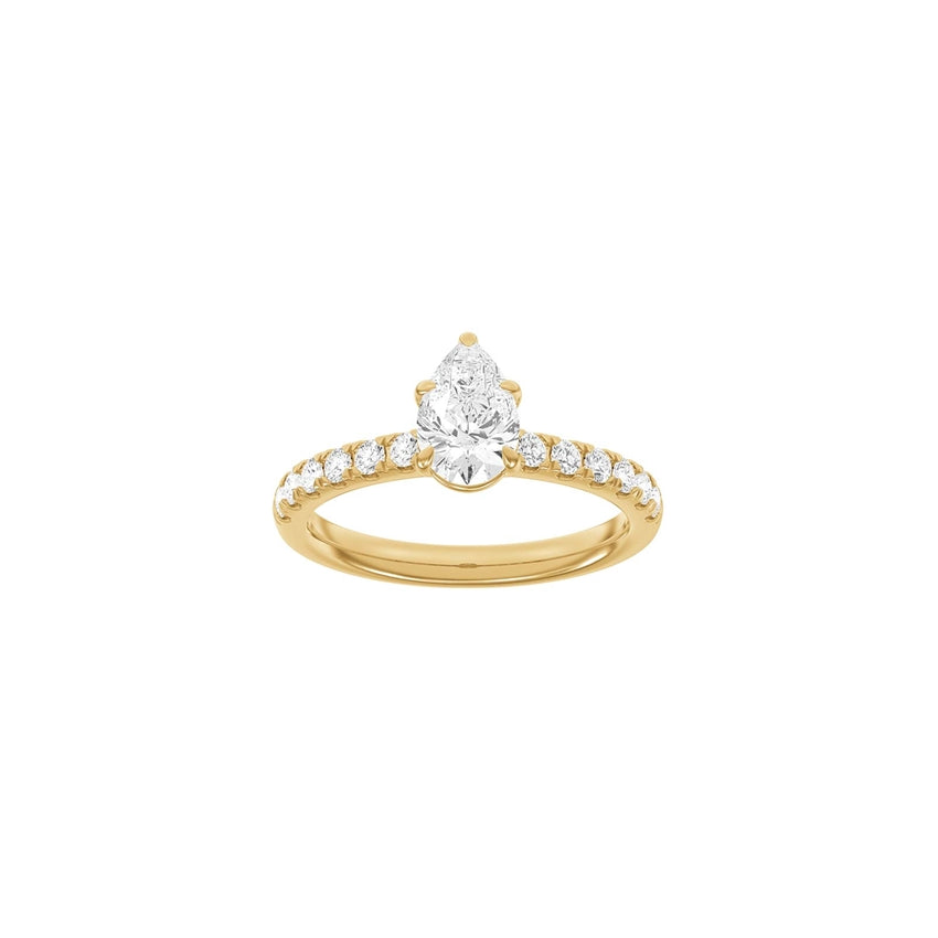 Siersbøl Luxury Modern ring i 14 kt rødguld med 1,4 ct lab-grown diamanter