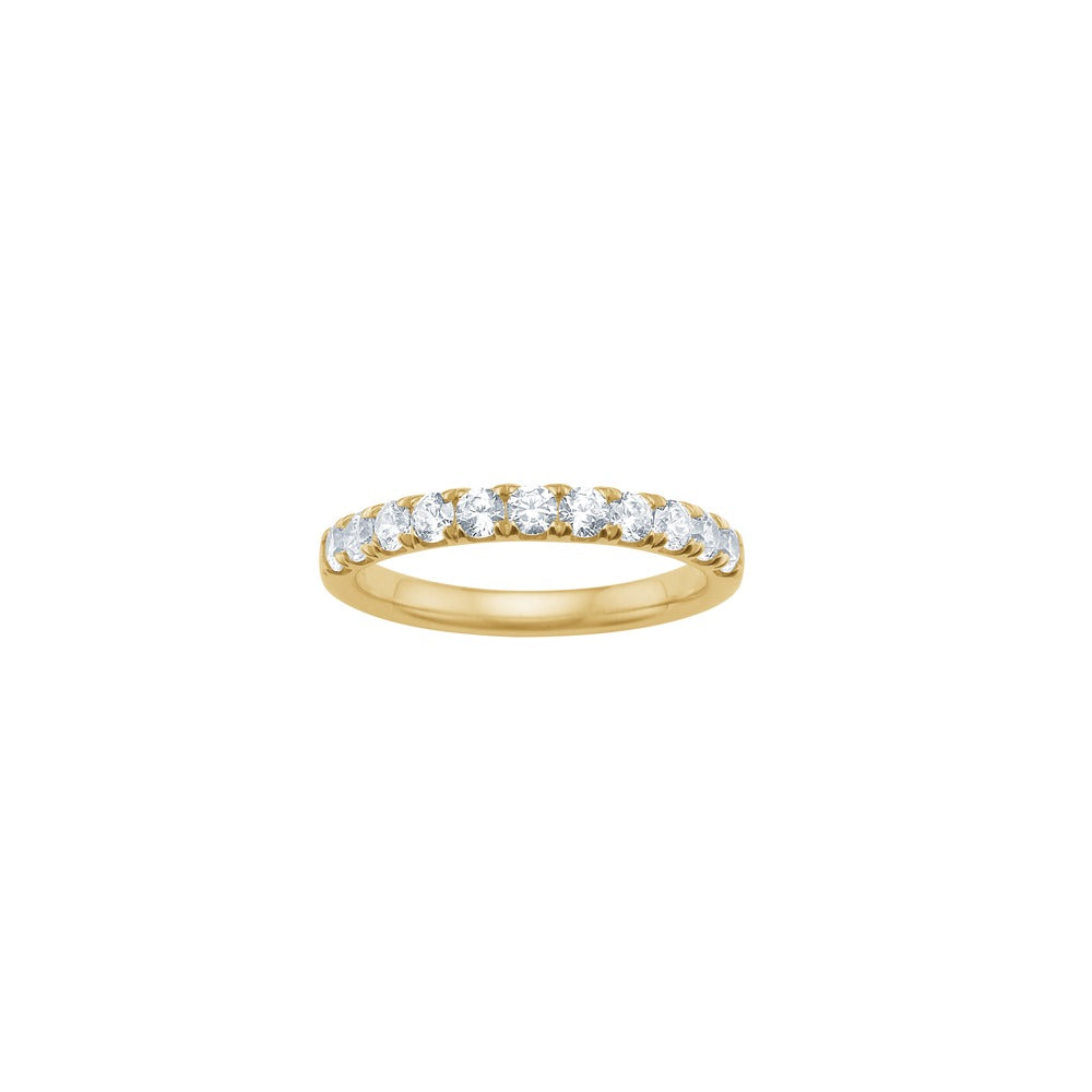 Siersbøl Luxury alliancering i 14 karat guld med 0,23 ct lab grown diamanter