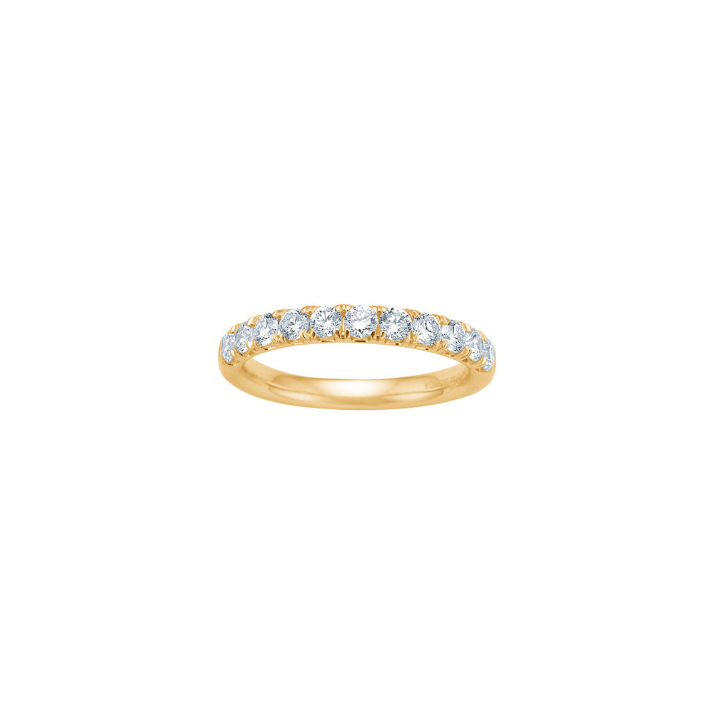 Siersbøl Luxury alliancering i 14 karat guld med 0,73 ct lab grown diamanter