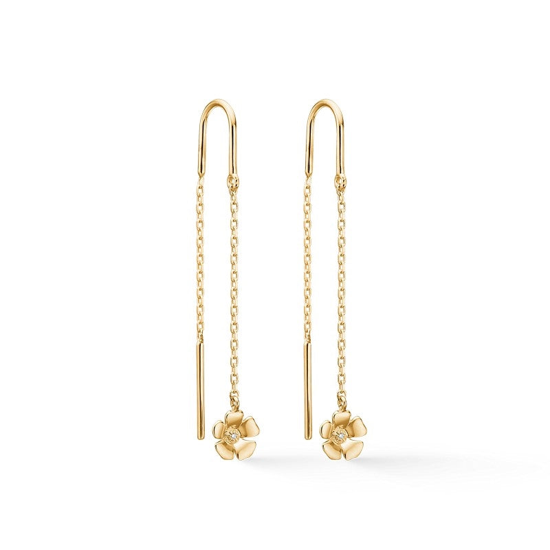 Fleur øreringe i 14 kt guld Mads Z 1501108