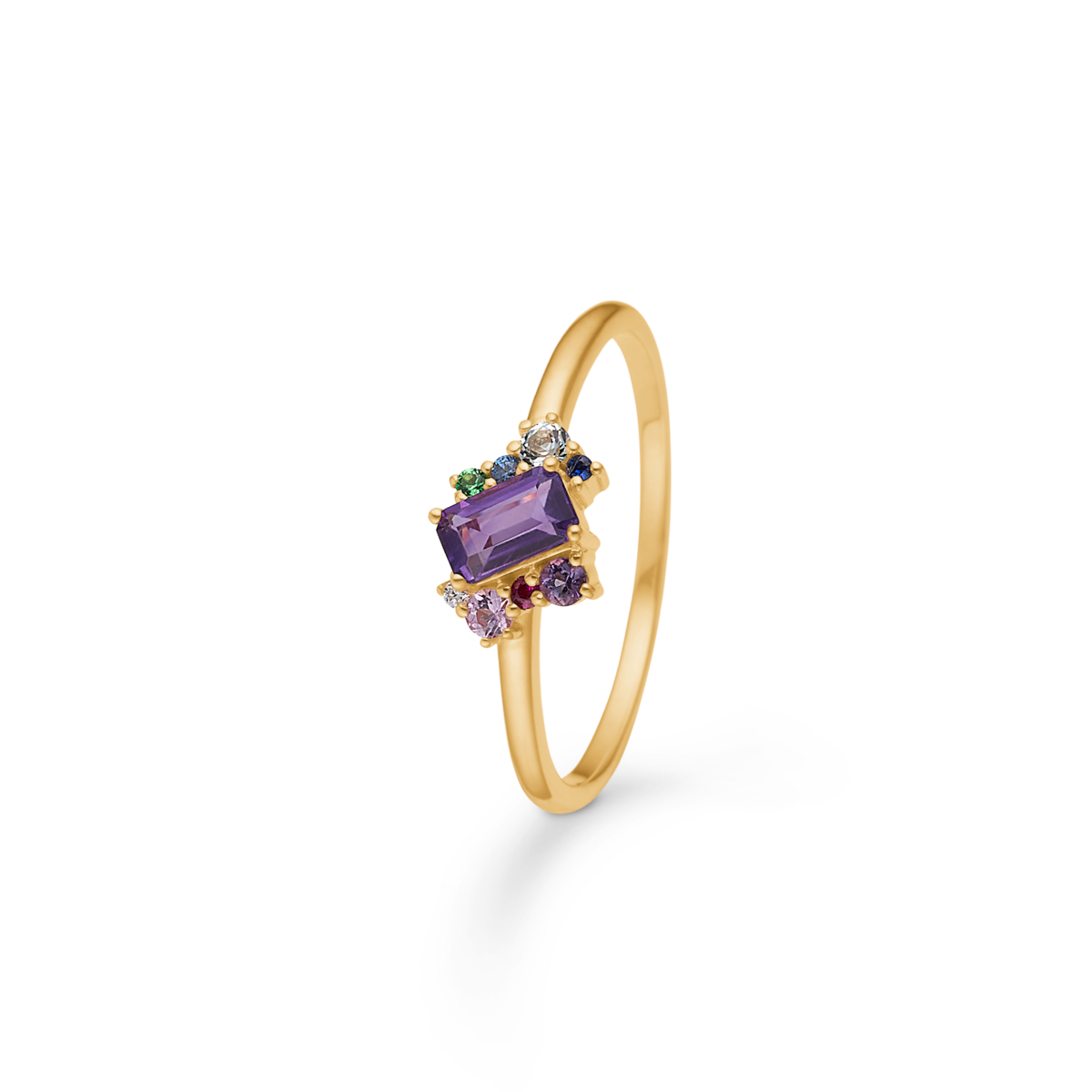 Four Seasons Summer Petite ring i 14 kt. guld, Mads Z