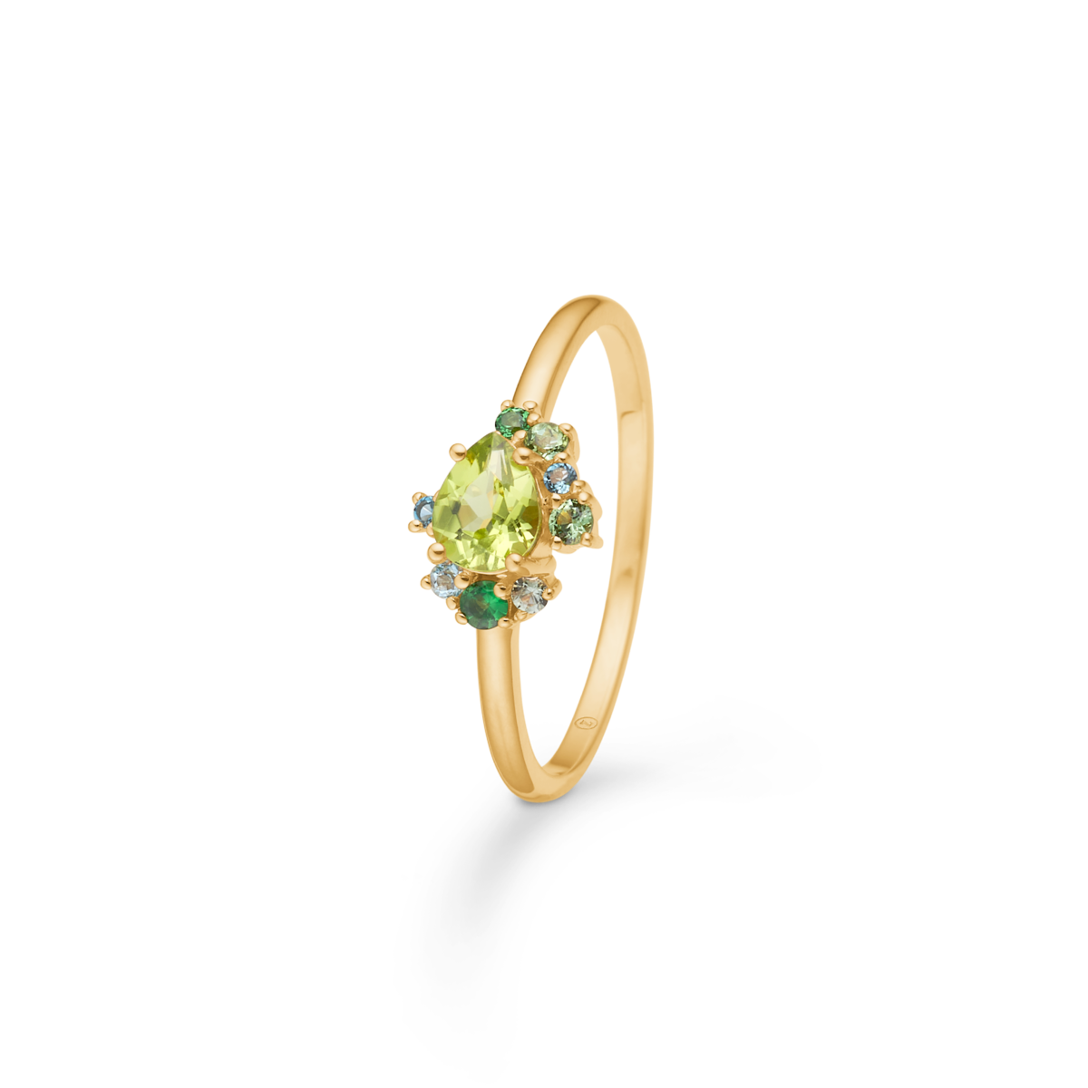 Four Seasons Spring Petite ring i 14 kt. guld, Mads Z