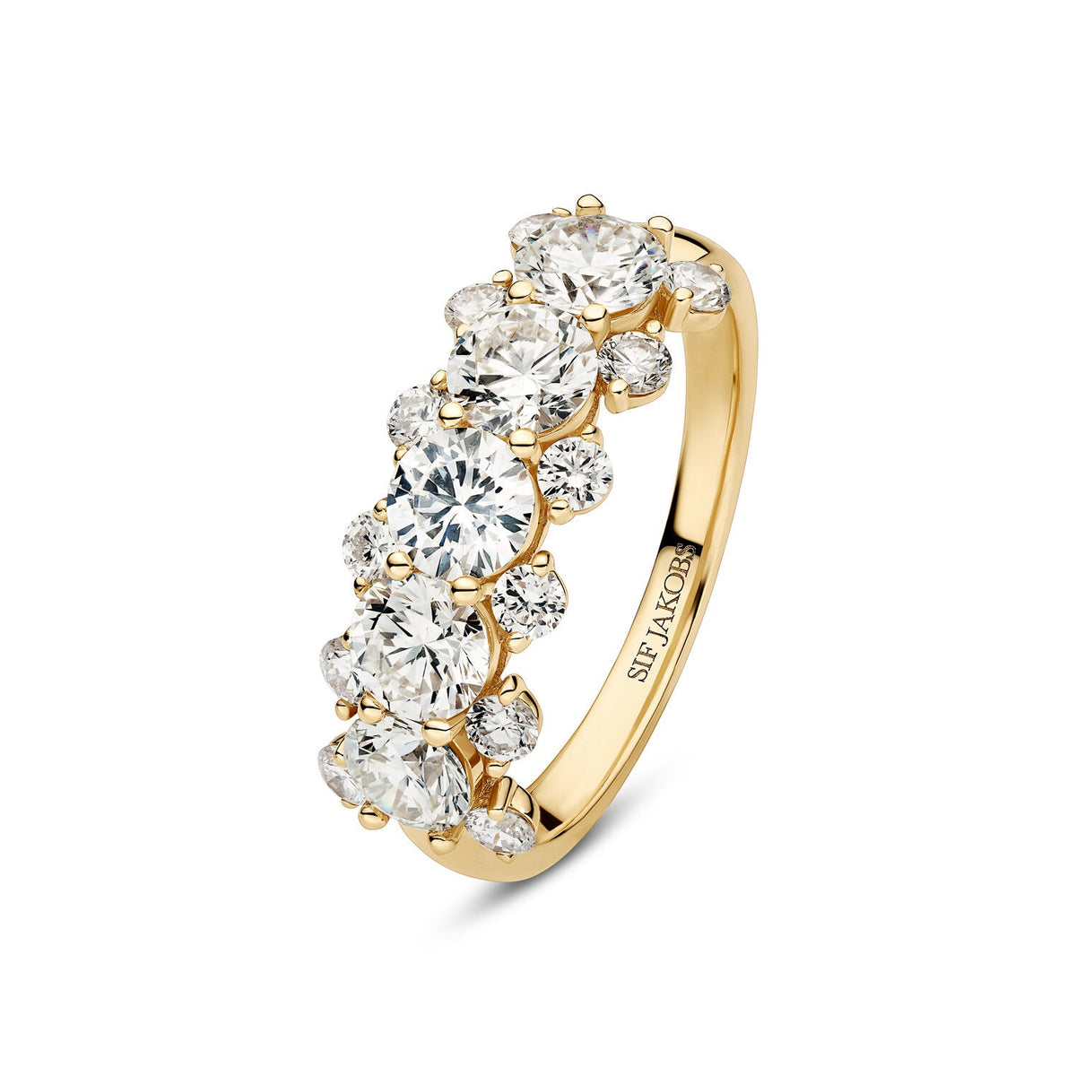 Sif Jakobs Fior Grande – eleganter Diamantring aus 14 Karat Gold mit 2,30 ct lab-grown Diamanten