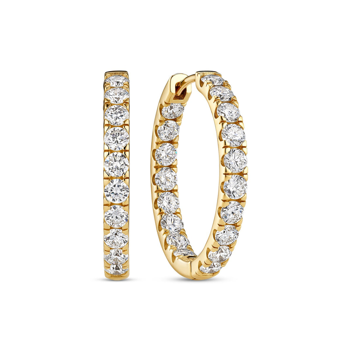 Sif Jakobs Alba Eternity Ohrringe aus 14 Karat Gold mit 2,16 ct lab-grown Diamanten – elegant, stilvoll und zeitlos bei Schmuckzentrum