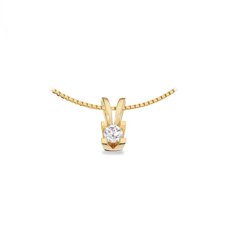 Kleopatra Anhänger in 8kt. Gold 0,05ct.-0,25ct. Diamant