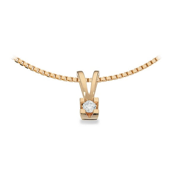 Kleopatra Vedhæng i 14kt. guld 0,05ct.-0,50ct. diamant