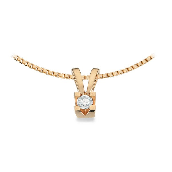 Kleopatra Anhänger in 14kt. Gold 0,05ct.-0,50ct. Diamant