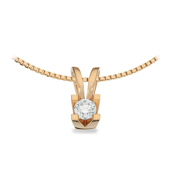 Kleopatra Anhänger in 14kt. Gold 0,05ct.-0,50ct. Diamant