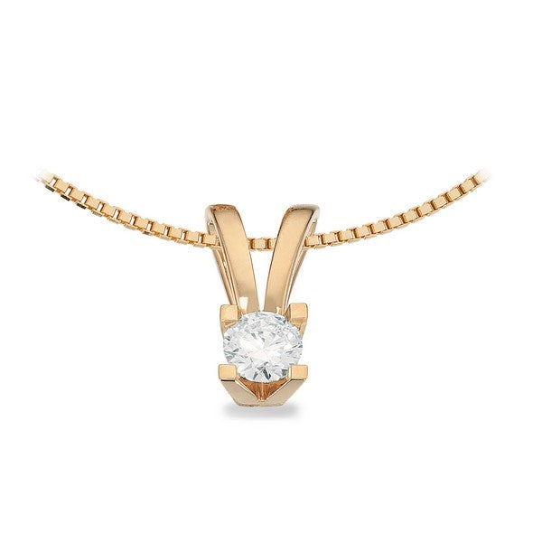 Kleopatra Anhänger in 14kt. Gold 0,05ct.-0,50ct. Diamant