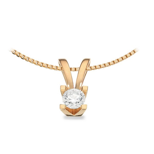 Kleopatra Anhänger in 14kt. Gold 0,05ct.-0,50ct. Diamant