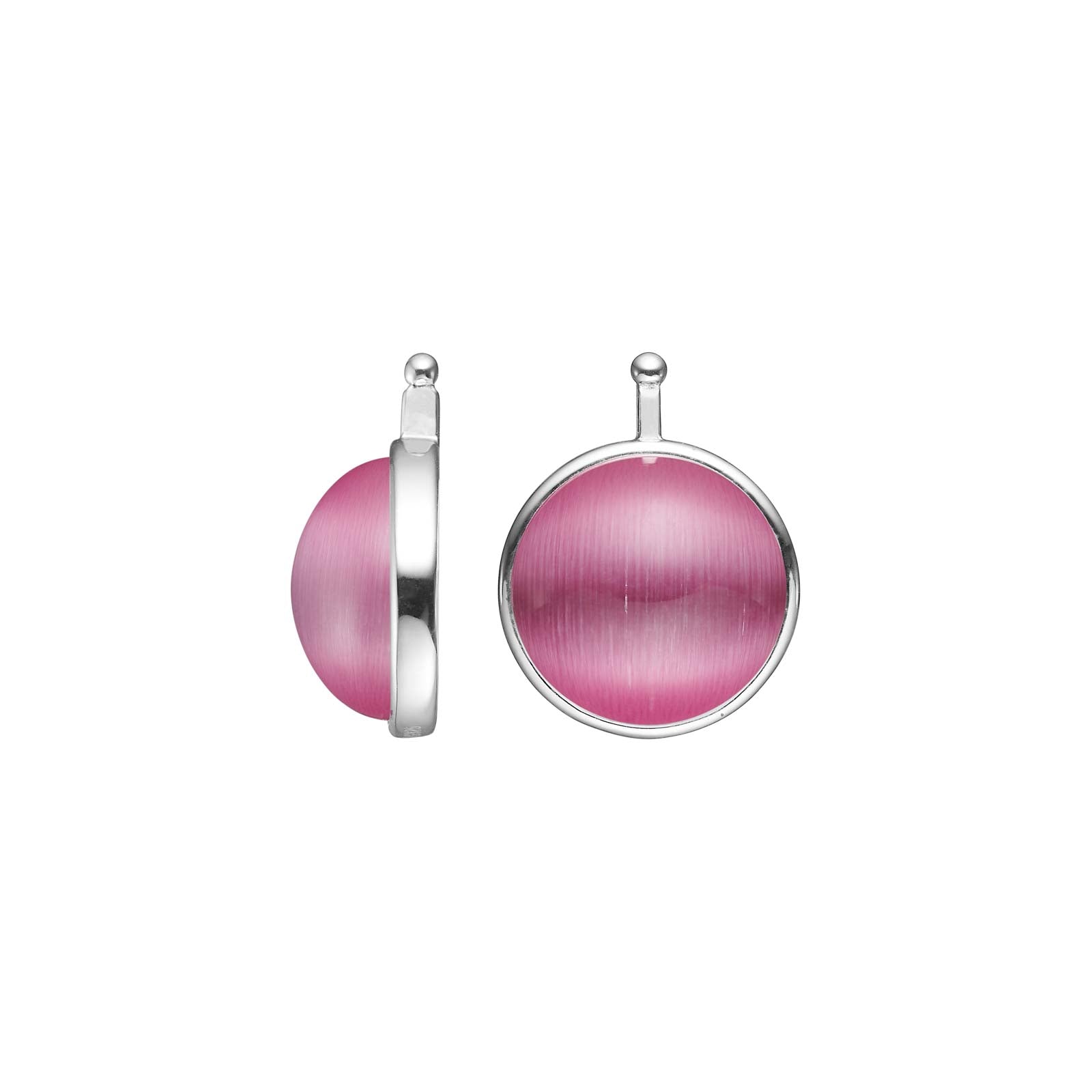 Eleganter Heide Heinzendorff Glas-Cabochon-Anhänger aus vergoldetem Silber, 13 mm – stilvoller und zeitloser Schmuck vom Schmuckzentrum.