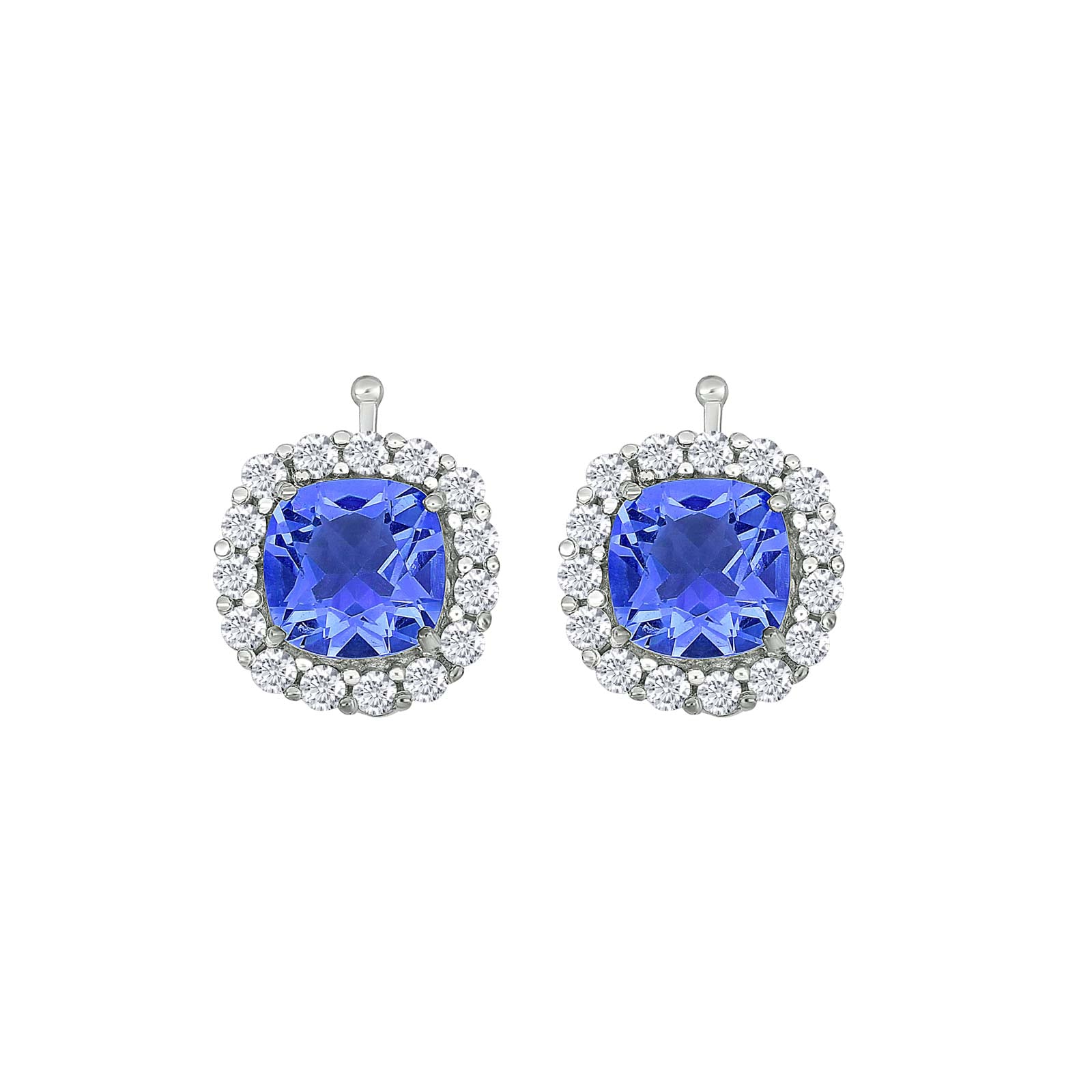 Eleganter Heide-Heinzendorff-Rosettenanhänger aus Silber mit funkelndem kubischem Zirkonia, 12 × 12 mm