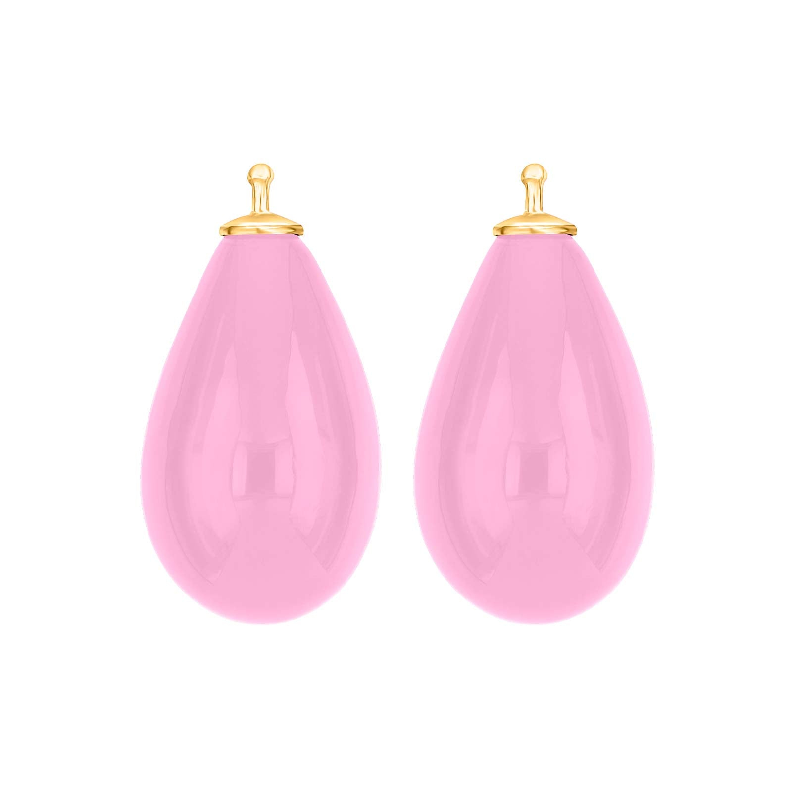 Elegante Heide Heinzendorff Ohrhänger mit böhmischen Quarzglas-Tropfen aus vergoldetem Silber und weißem Quarz – stilvoll und zeitlos vom Schmuckzentrum.