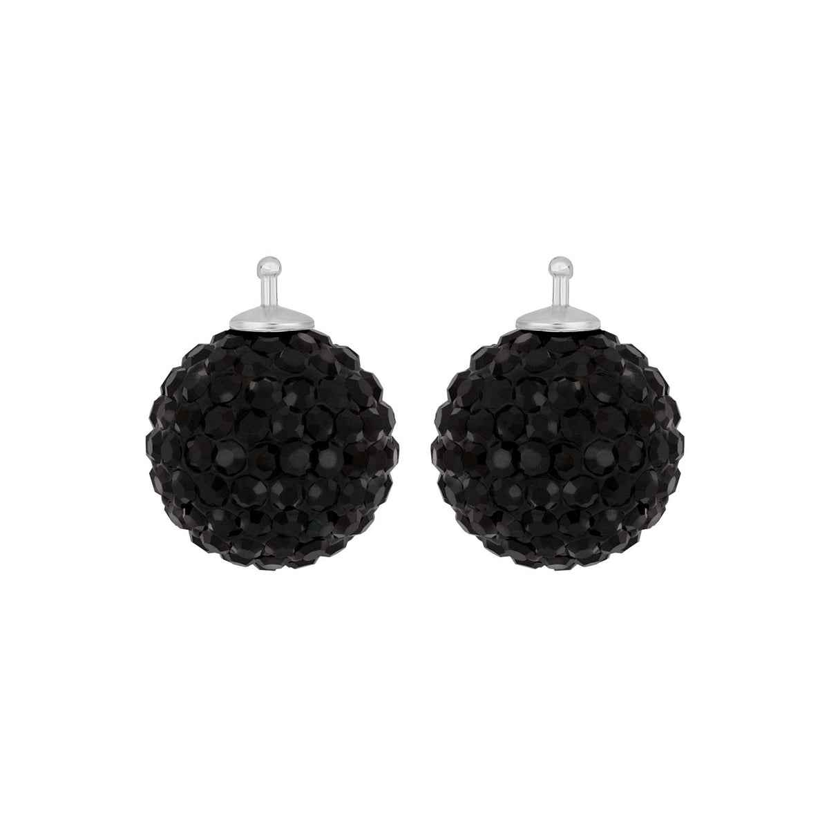 Elegante Heide Heinzendorff Pavé-Kugelohrringe aus Silber mit weißen Zirkonia, 14 mm – stilvoller Schmuck vom Schmuckzentrum.