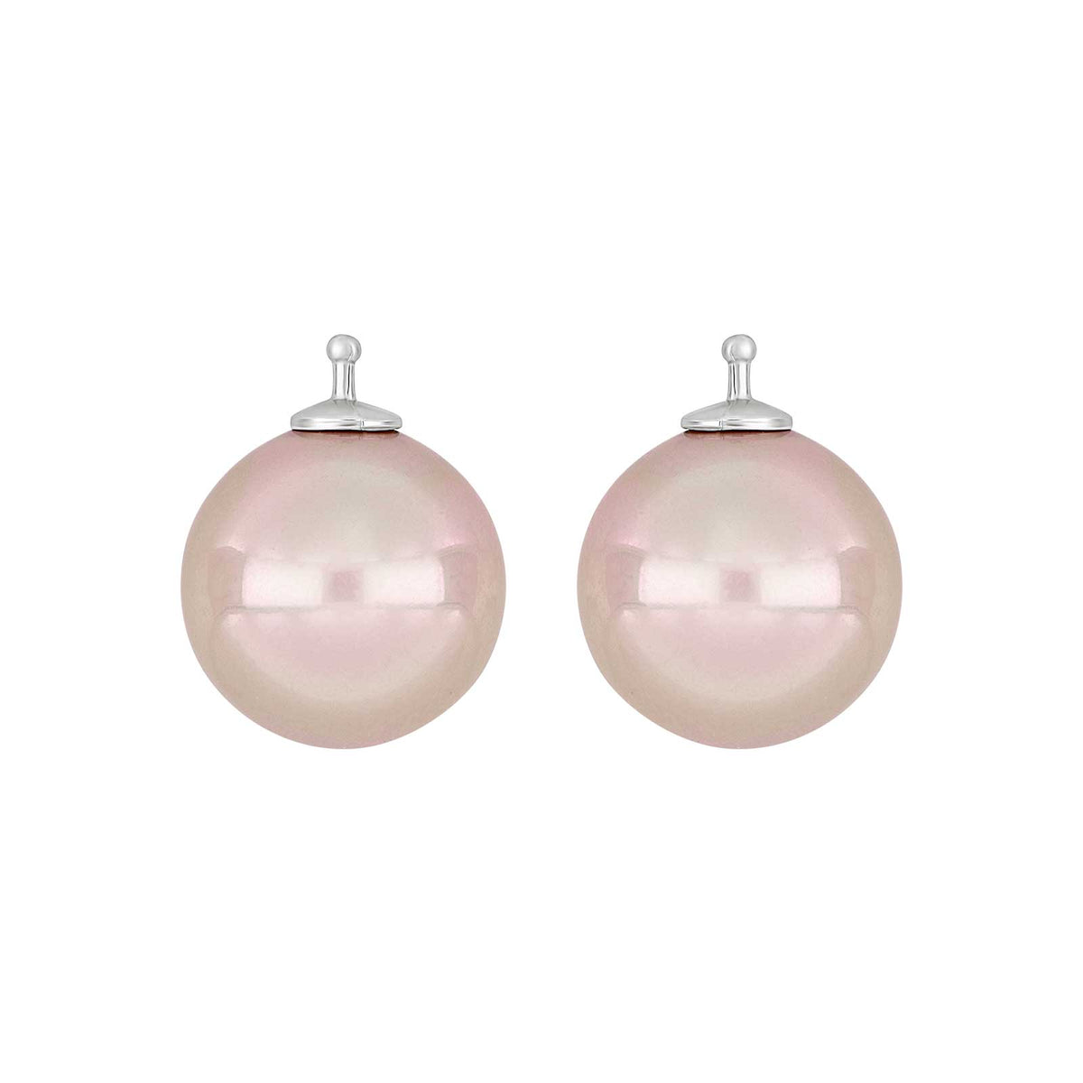 Elegante Heide Heinzendorff Mallorca Ohrringe aus rhodiniertem Silber mit Perlen in Farbe 11 – stilvoll und raffiniert bei Schmuckzentrum.