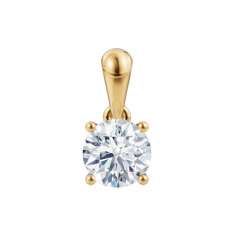 LUXURY Anhänger aus 14 kt Gold mit lab-grown Diamant 0,25-1,0 ct