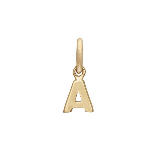 Siersbøl - Buchstaben-Anhänger in 14kt. Gold (A-V)