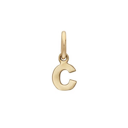 Siersbøl - Buchstaben-Anhänger in 14kt. Gold (A-V)