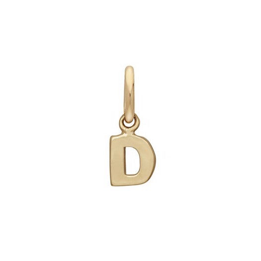 Siersbøl - Buchstaben-Anhänger in 14kt. Gold (A-V)