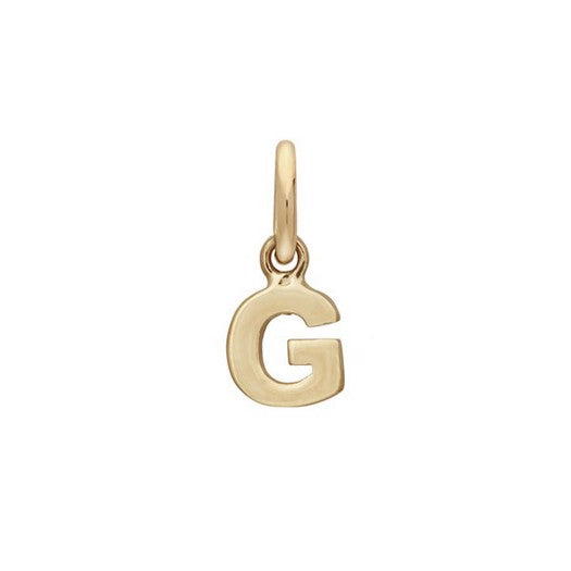 Siersbøl - Buchstaben-Anhänger in 14kt. Gold (A-V)
