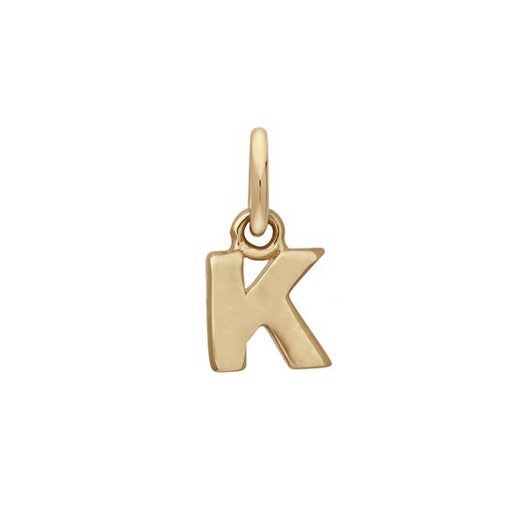 Siersbøl - Buchstaben-Anhänger in 14kt. Gold (A-V)